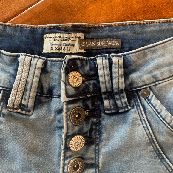 Urban Surface Jean Shorts - Picture 2 of 4